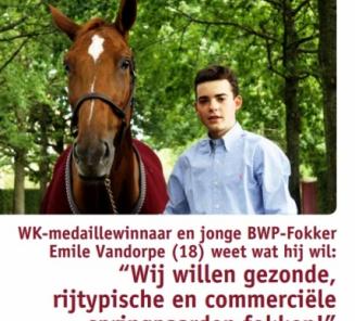 Emile Vandorpe in Equitime oktober