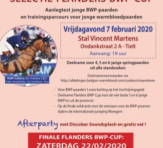 Startlijsten oefenparcours en selectie Flanders BWP Cup Zuid-Oost-Vlaanderen