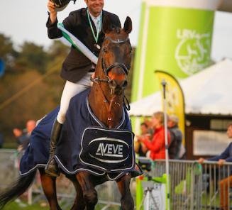 Wouter De Cleene & BWPer Alaric de Lauzelle Nationaal Eventingkampioen LRV