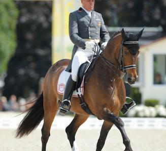 Dressuur: Domien Michiels & Intermezzo vh Meerdaalhof scoren in eerste Grand Prix